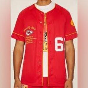 NFL Ultra Game Chiefs Football Jersey with Yellow Trim